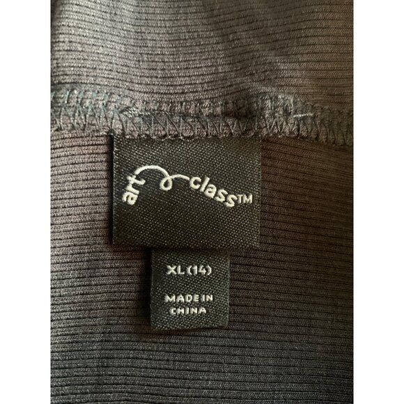 Art Class Junior Girls Black Skater Skirt Skort With Built-In Short Size XL - Picture 7 of 10